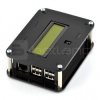Obudowa do Raspberry Pi 3B+/3B/2B i modułu PiFace Control & Display 2 - czarna