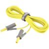 VOLTCRAFT VC8063535 Safety test lead Banana jack 4mm5.00 m; Yellow; MSB-5010 A