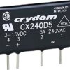 Solid state relay, 4-15 VDC, zero voltage switching, 48-660 VAC, 5 A, PCB mounting, CX480D5