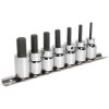 Sealey AK62253 Hex Socket Bit Set 7pc 3/8"Sq Drive Metric