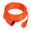 Przedłużacz Ogrodowy 1-Gniazdo Z/U 16A 10M /H05vv-F 3X1,5/ Pomarańczowy Ps-170