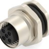 Circular connector, 3 pole, solder cup, straight, T4131412031-000