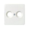 ELSO 503614 Płyta centralna ELSO 503614 podstawa anteny. 2 otwory, czysta biel 1 szt.