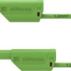 Schützinger VSFK 8500 / 1 / 200 / GN Przewód pomiarowy bezpieczny złącze męskie 4 mm złącze męskie 4 mm 200.00 cm zielon