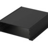 Aluminum enclosure kit, (L x W x H) 169 x 200 x 52 mm, black, IP65, 84316200.HMT1