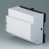 PPO/PC DIN rail enclosure, (L x W x H) 82.4 x 99.2 x 86 mm, light gray/black, B6514113
