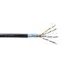 Kabel EmiterNet zewnętrzny żelowany PE FTP (F/UTP) kat.5e, drut 4x2x0,5 PE+GEL K/EMITERNET-FTP5EOut-GEL. /305m/
