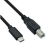 Roline Kabel Usb2.0 Typu C, C - B, M/M, Czarny, 1,8 M