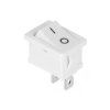 PRZEŁĄCZNIK KOŁYSKOWY ON/OFF BIAŁY 21x15mm 6A 250VAC PRK0142 / RS601