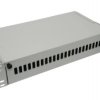 Przełącznica światłowodowa 2U/19, 24xSC Duplex, wysuwana, szara