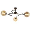 Lampa Sufitowa Nowoczesna 3Xe27 Vesper Black/Honey