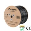 Kabel teleinformatyczny zewnętrzny F/UTP kat.5e 4x2xAWG24 CU outdoor żelowany LCF5-30CU-0305-BK /305m/
