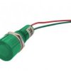 KONTROLKA LED 12MM 12V ZIELONA