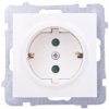 As Gniazdo Pojedyncze Z/U Schuko Z Przesłonami Ecru Gp-1Gsp/M/27