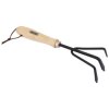 Draper 83991 Carbon Steel Hand Cultivator with Hardwood Handle
