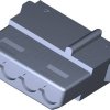 TE Connectivity Obudowa złącza pin żeńskiego na kabel MATE-N-LOK Ilość pinów 4 1-480424-0 1 szt.