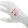 Rękawice antystatyczne rozmiar: 8, Średnie materiał: Nylon zerwanie: 3 ścieranie: 4 zastosowanie: Anti-Static