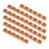 Kostka elektryczna samozaciskowa WAGO 3pin 4mm 32A/450V - 50szt.