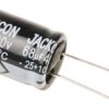 Kondensator 68μF 400V dc Radialny, Otwór przelotowy RS PRO roztaw: 7.5mm 18 (Dia.) x 26mm