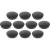 Magnetoplan 1664212 Magnet Discofix Standard Round 30x8mm Black 10pcs