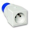 Adapter systemu PratiKa - 1 gniazdo - francuskie - 16A - 2p+E - 220 V 50/60 Hz PKZA204