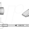 C245755 C245 soldering tip, chisel-shaped, C245755/4.0 x 0.8 mm, straigh