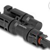 60023 DL4 Solar Connector 1 x Socket to 2 x Plug