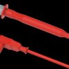 4412-D4-IEC-100 RED Safety measuring lead with probes, red