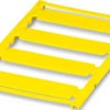PA device marker, (L x W) 15 x 60 mm, yellow, sheet with 4 pcs, 0822644