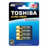 Bateria alkaliczna LR03 / AAA 1,5V ALPHA POWER /4szt./