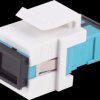 BS08-10212 Keystone module, SC simplex, OM3, aqua