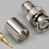 BNC plug 50 Ω, RG-178/U, RG-196/U, crimp connection, straight, 0401251/D