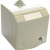 Gniazdo natynkowe przelotowe 16A 4P 400V czerwone IP44 DESIGN 864-6v