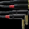 CFU 1,5 PR CORDIAL 2x 6.3 mm mono jack, 2x mono angled jack, 1.50 m