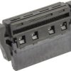 Socket header, 8 pole, pitch 1.27 mm, straight, black, 15290082501000