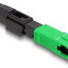 Delock 87989 Złącze światłowodowe czarny, zielony 1 szt.
