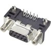 FCI D25S24A4GX00LF Receptacle 25 Pins 180° D-SUB Connector