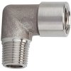 Angle piece, L 22 mm, 150 bar, stainless steel, for pipe systems, 112814