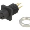 Złącze: okrągłe gniazdo 709/719 żeńskie PIN: 5 złocony 3A IP40 09 9792 20 05