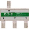 Rozgałęźnik CATV 1x3 DSE TSP1-3