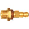 Nipple, L 42 mm, 35 bar, brass, for jacks, 107650