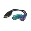 Konwerter Adapter Usb Na 2X Ps/2 Klawiatura Mysz Manhattan