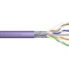 Kabel Teleinformatyczny F/Utp Kat.6 4X2xawg23 Lsoh Drut Fioletowy B2ca...