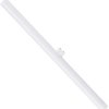 LED lamp, S14D, 8 W, 800 lm, 240 V (DC), 240 V (AC), 2700 K, dull, warm white, F, S14D9W