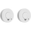 Smartwares 10.048.28 Smoke Detector 2-Piece Set Battery-Powered 85dB Alarm