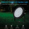 171251 LED floodlight, RGB+WW, 25 W, 1700 lm, 15° beam