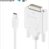 IS2110-015 Mini DisplayPort 1.1 plug to DVI 24+1 plug, WUXGA, 1.5 m