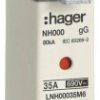 Hager LNH00035M6 Bezpiecznik NH 35 A 3 szt.