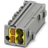 Shunting honeycomb, push-in connection, 0.14-2.5 mm², 1 pole, 17.5 A, 6 kV, gray, 3270437