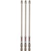 Bit, PZ2, Pozidriv, L 150 mm, T4470 PZ2L15D3, package with 3 pieces